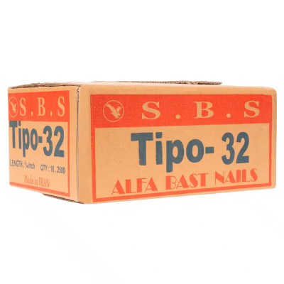 میخ تیپو 32 کارتن 2500 عددی